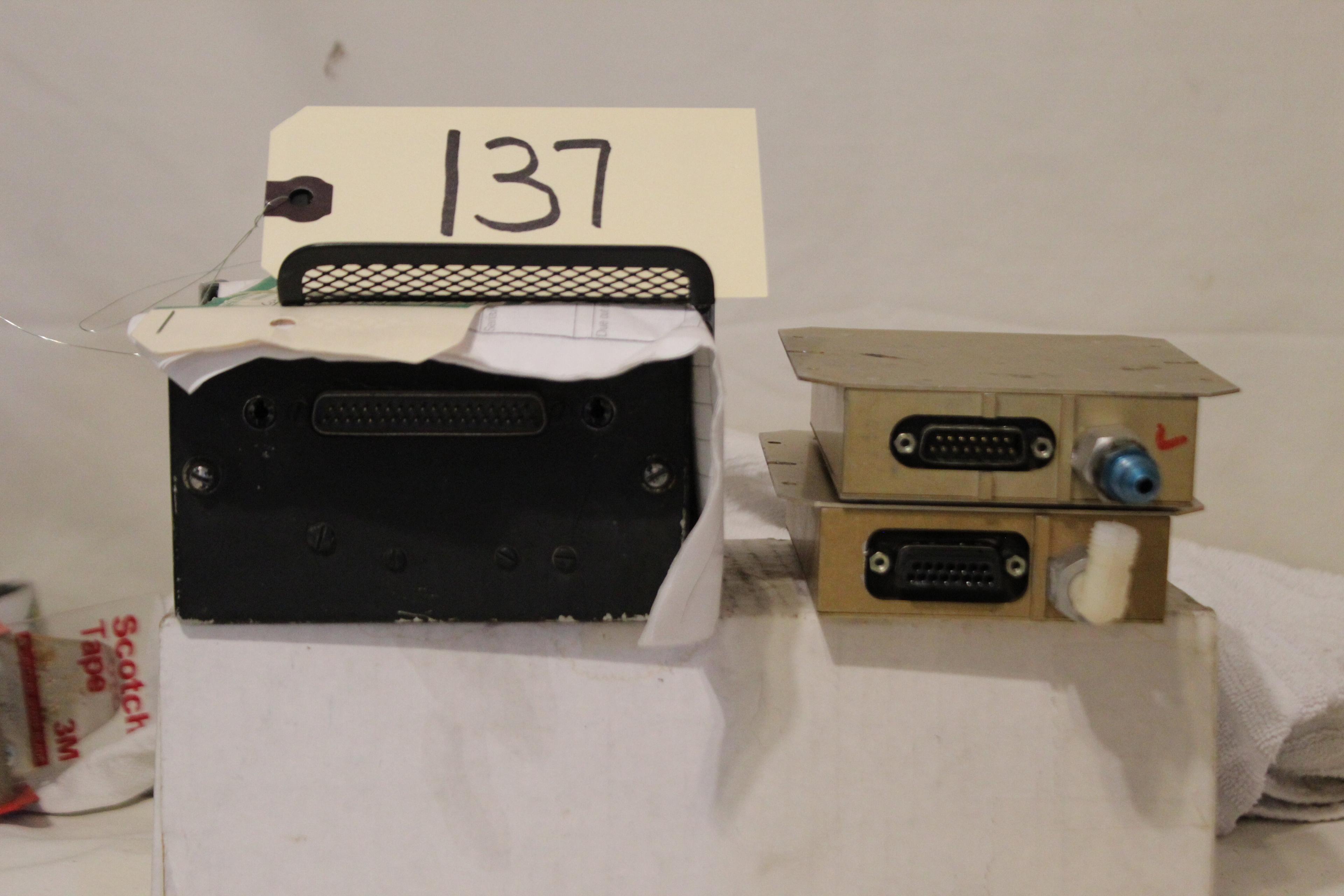 Lot Of 3 Intercommunication Set Pn C-1611d/aic/ & 2 Tci Altitude Digitizers Model Ssd120-xxa