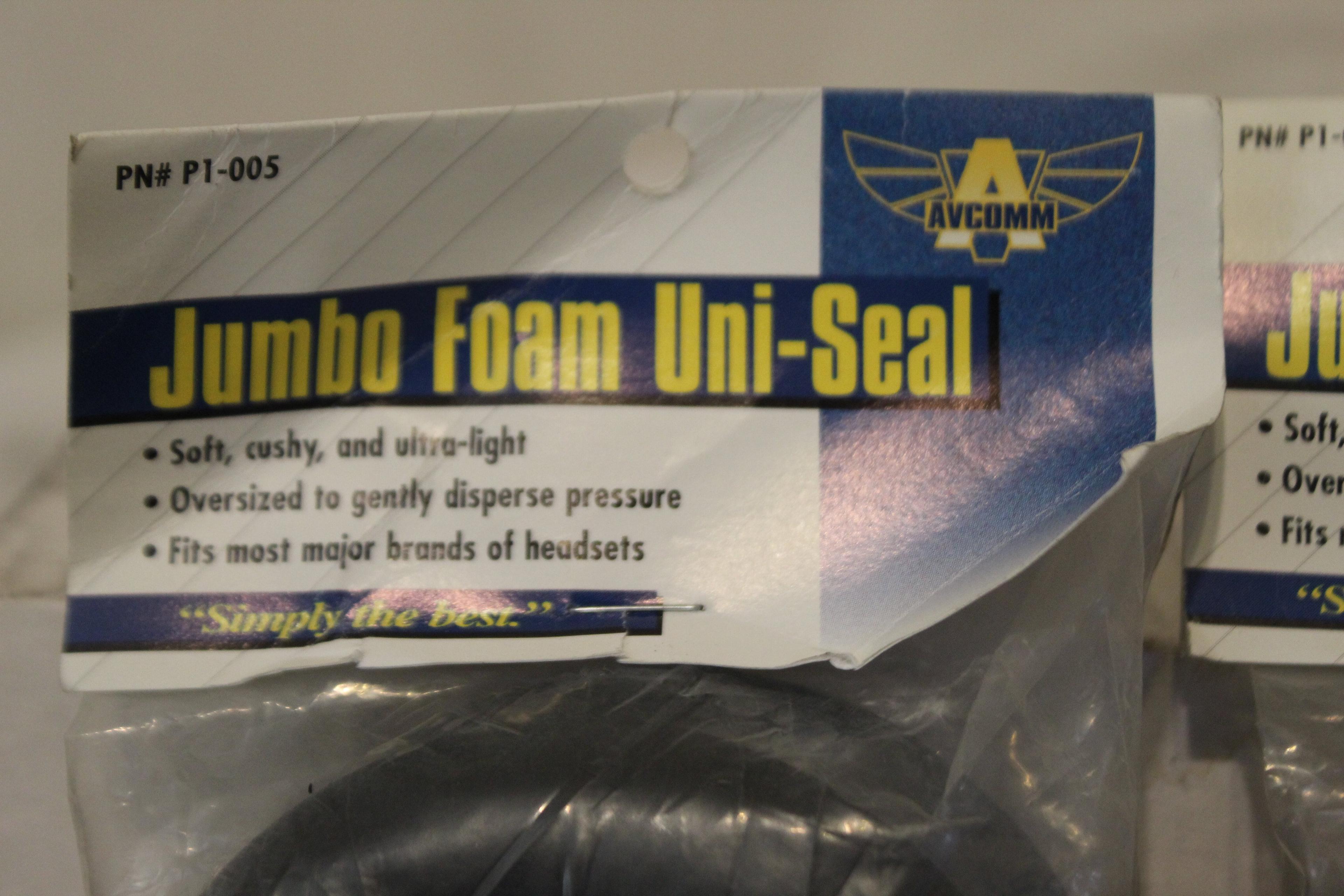 Avcomm Jumbo Foam Uni -seal Set Of 2 Pn P1-005