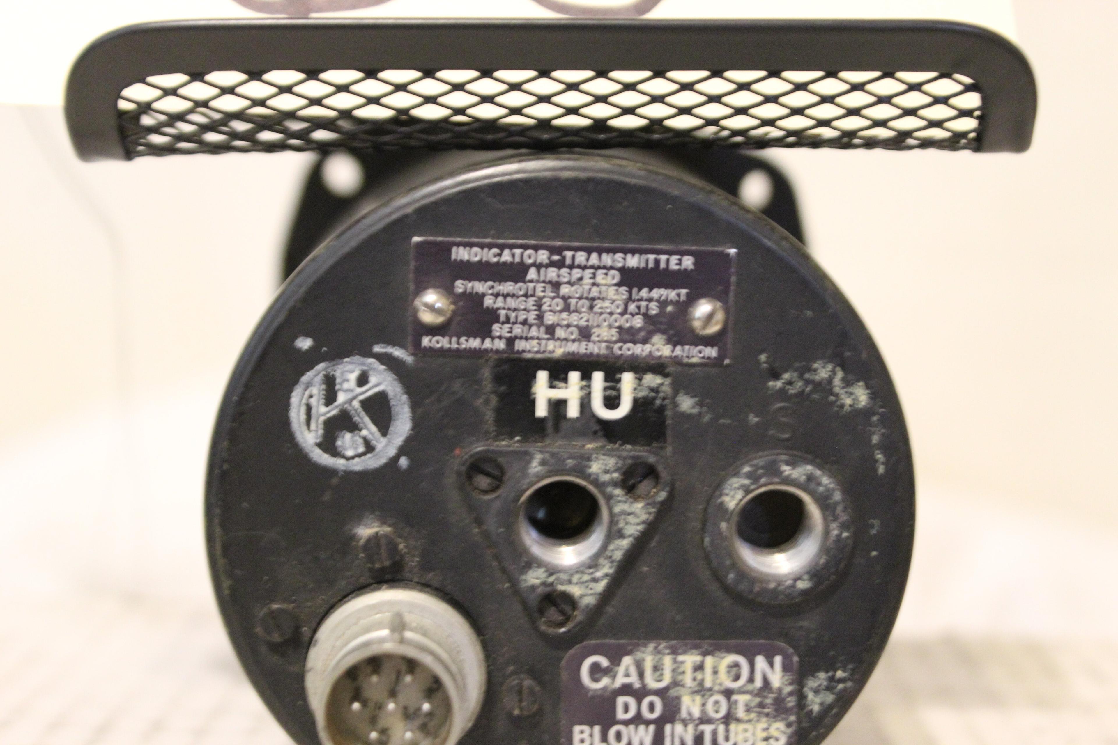 Kollsman Transmitter Airspeed Indicator Type B1582110008