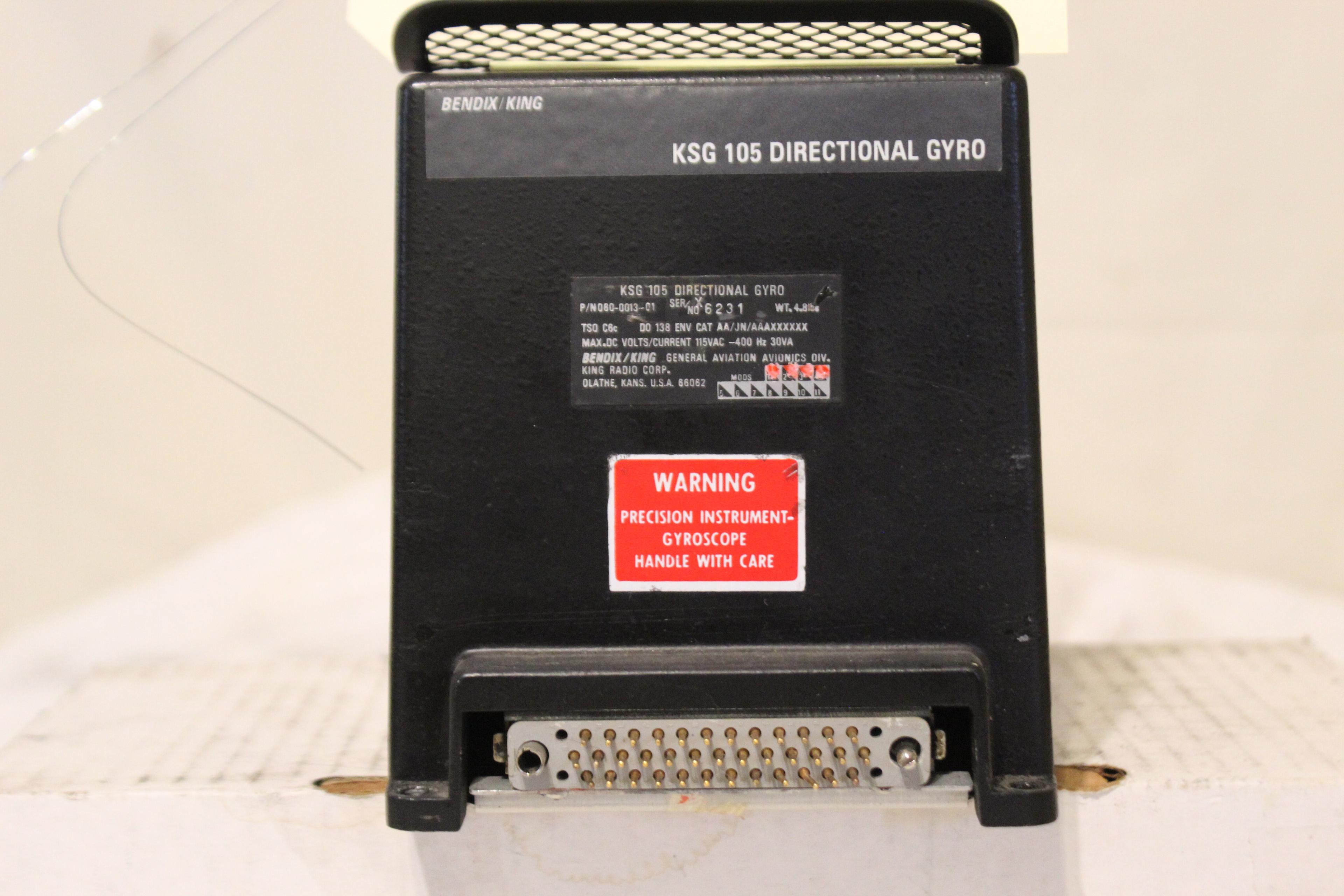 Bendix King Ksg 105 Directional Gyro Pn 060-0013-01