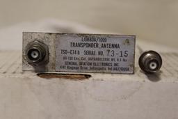 General Aviation Lambda/1000 Transponder Antenna Tso-c74 B