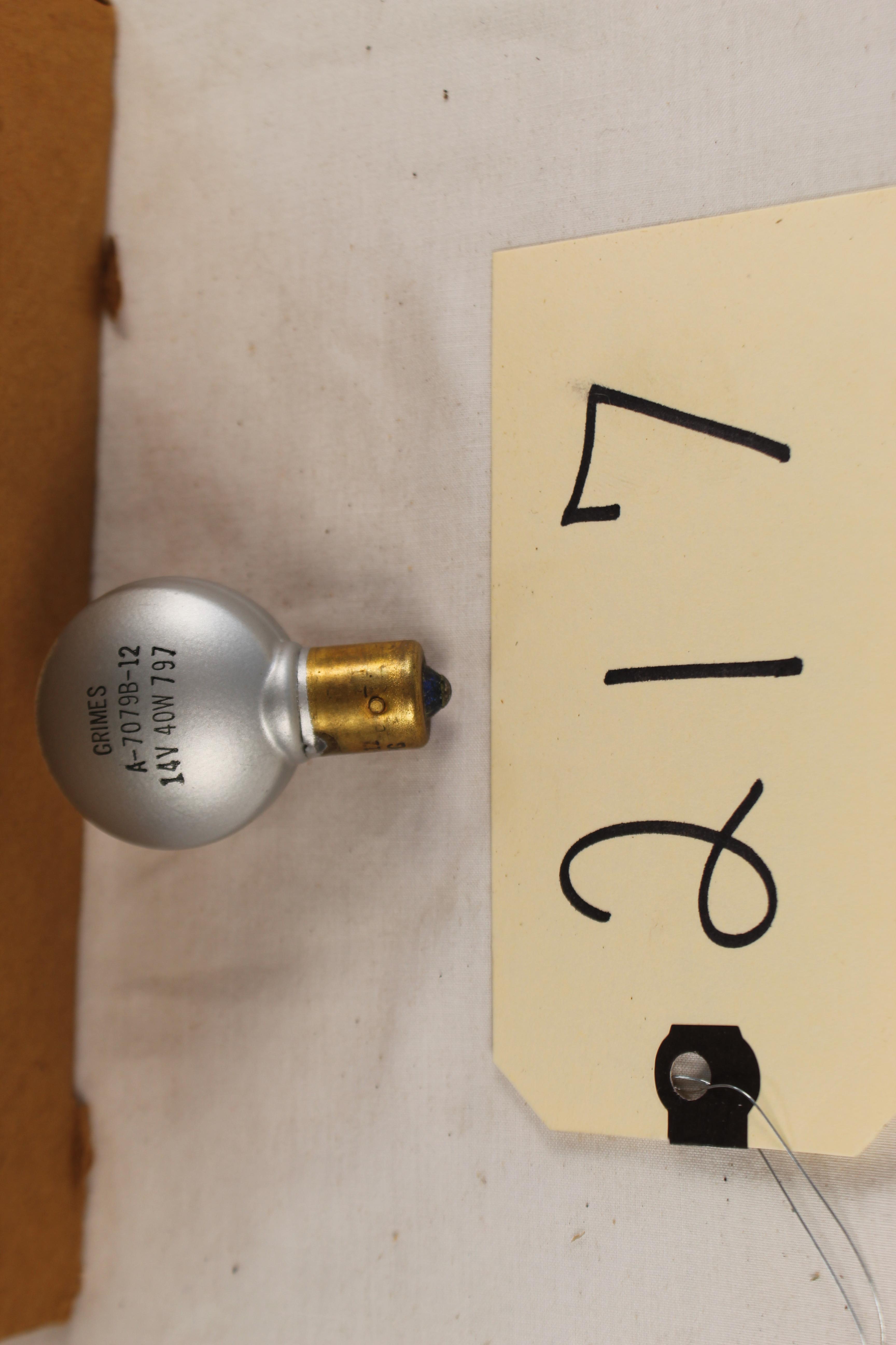 LOT OF 9 GRIMES REFLECTOR BULBS P/N A-7079B-12