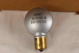 LOT OF 9 GRIMES REFLECTOR BULBS P/N A-7079B-12