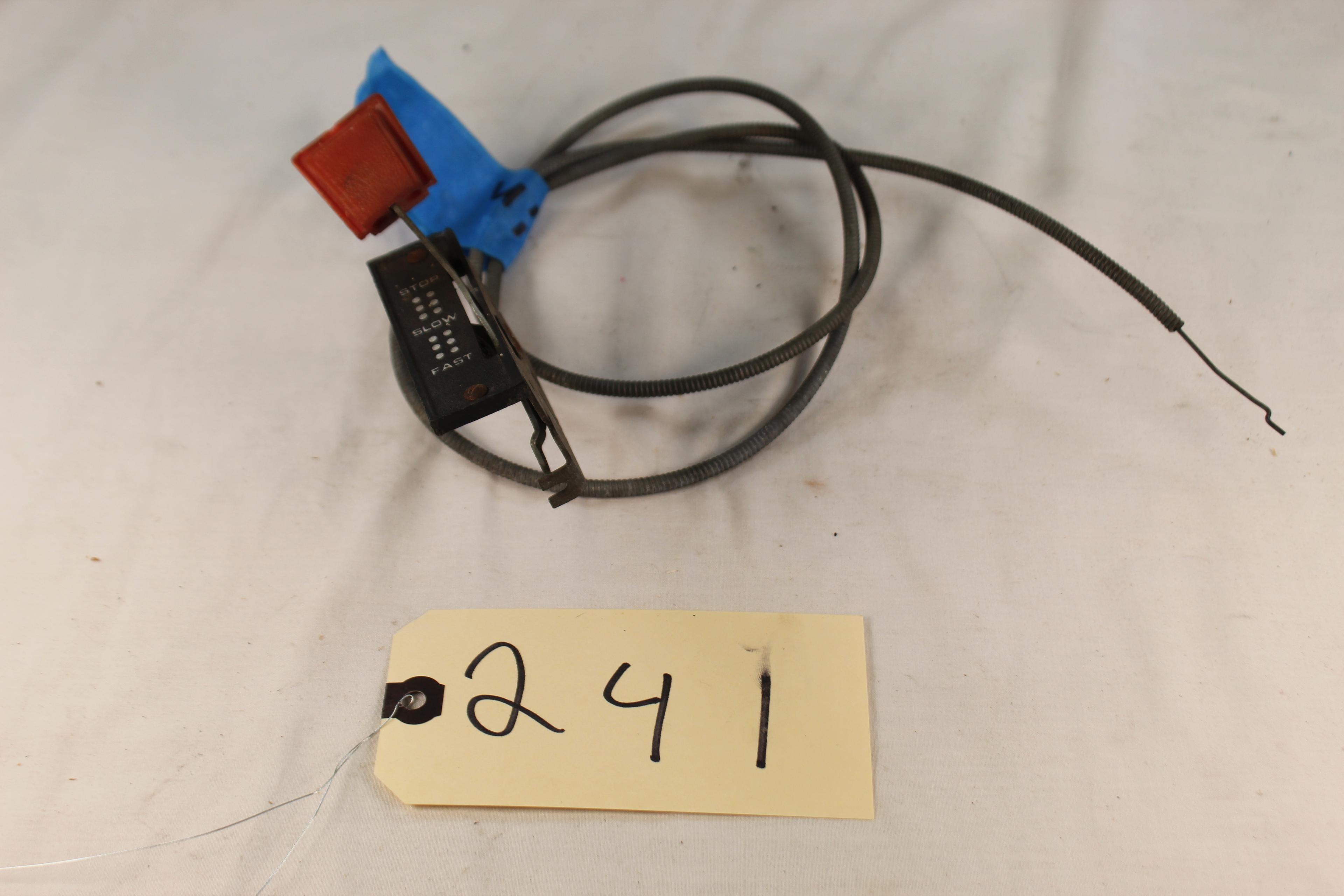 AIRCRAFT CONTROL ASSEMBLY ROUGHLY 48IN