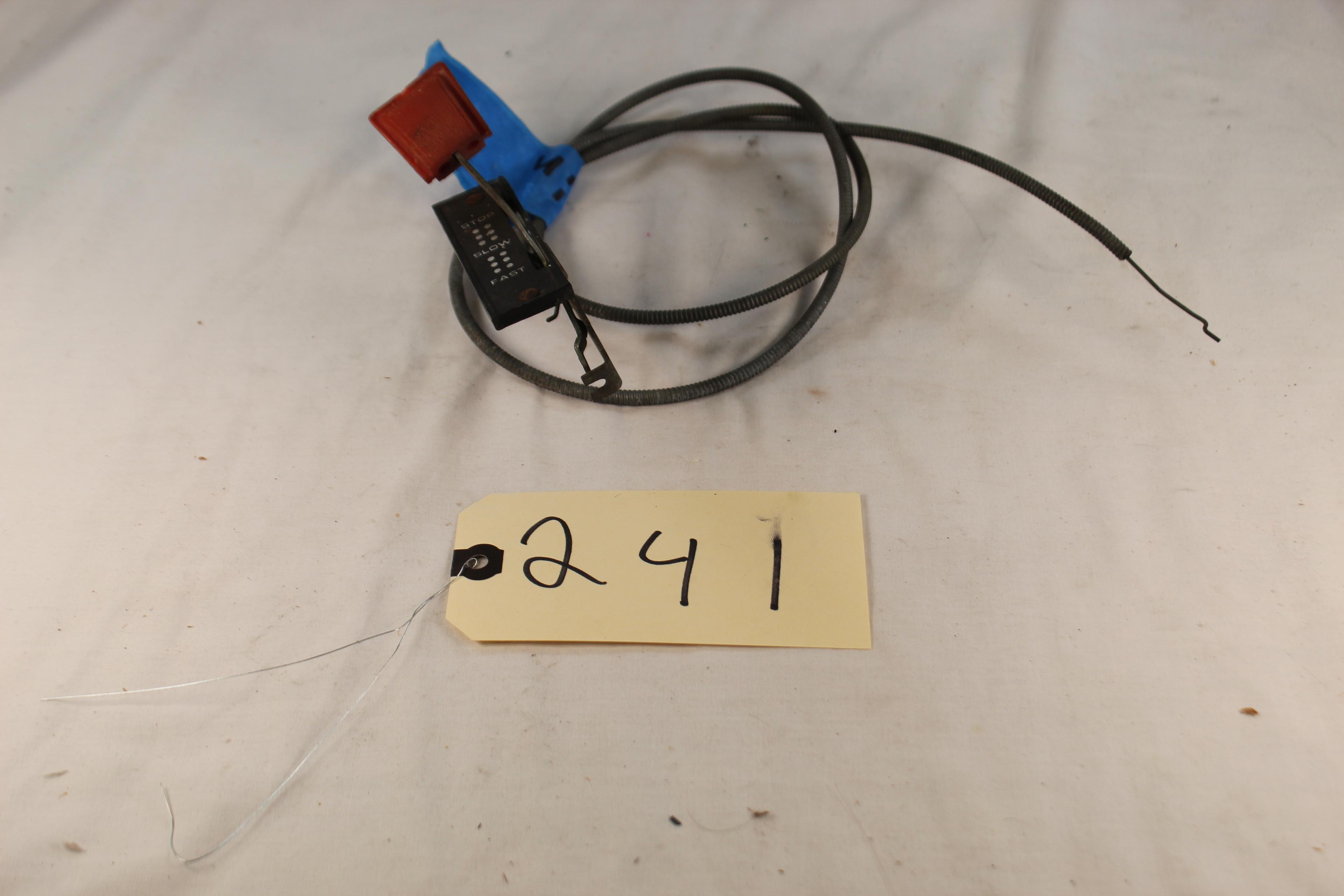 AIRCRAFT CONTROL ASSEMBLY ROUGHLY 48IN