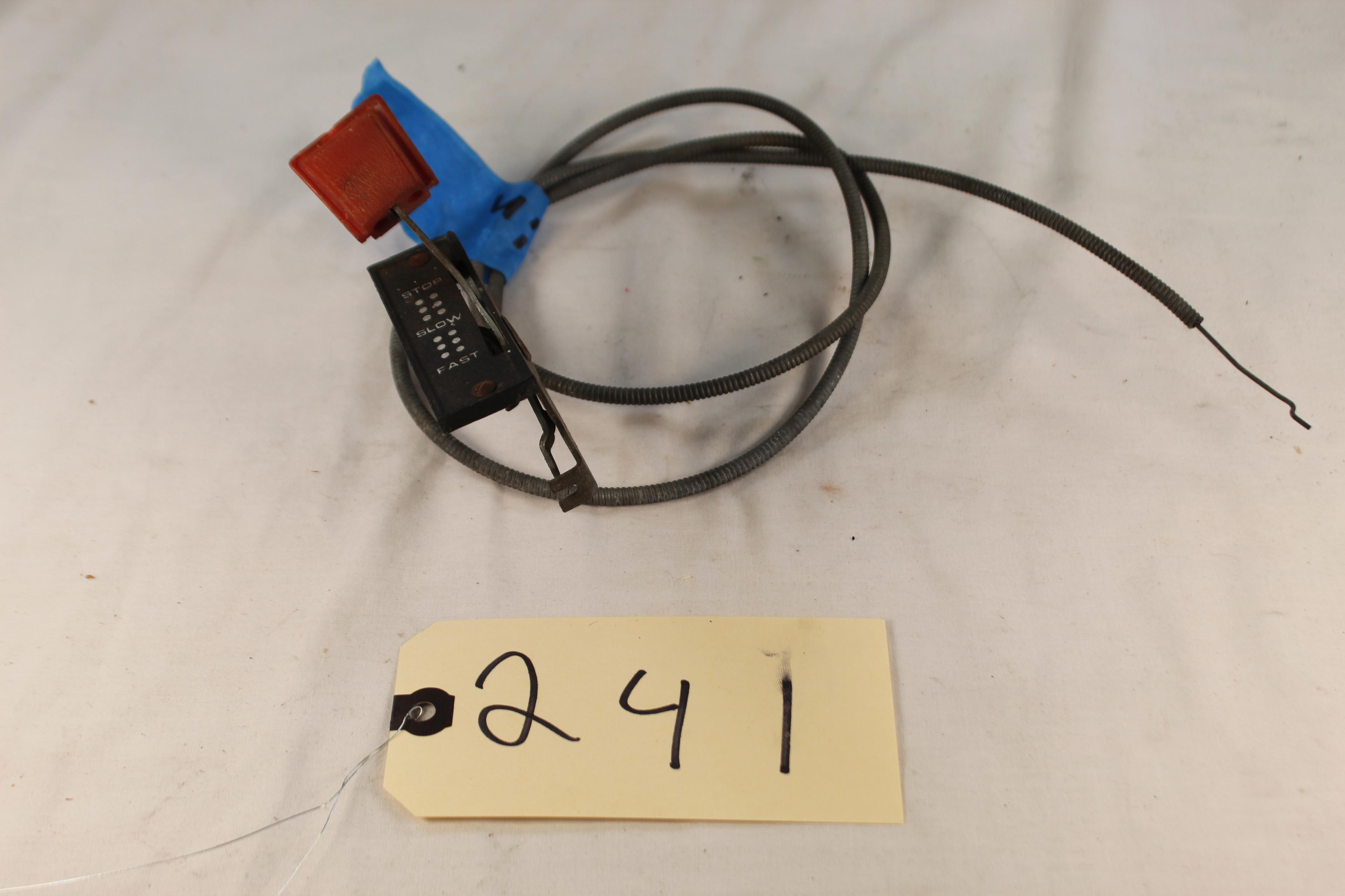 AIRCRAFT CONTROL ASSEMBLY ROUGHLY 48IN
