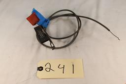 AIRCRAFT CONTROL ASSEMBLY ROUGHLY 48IN