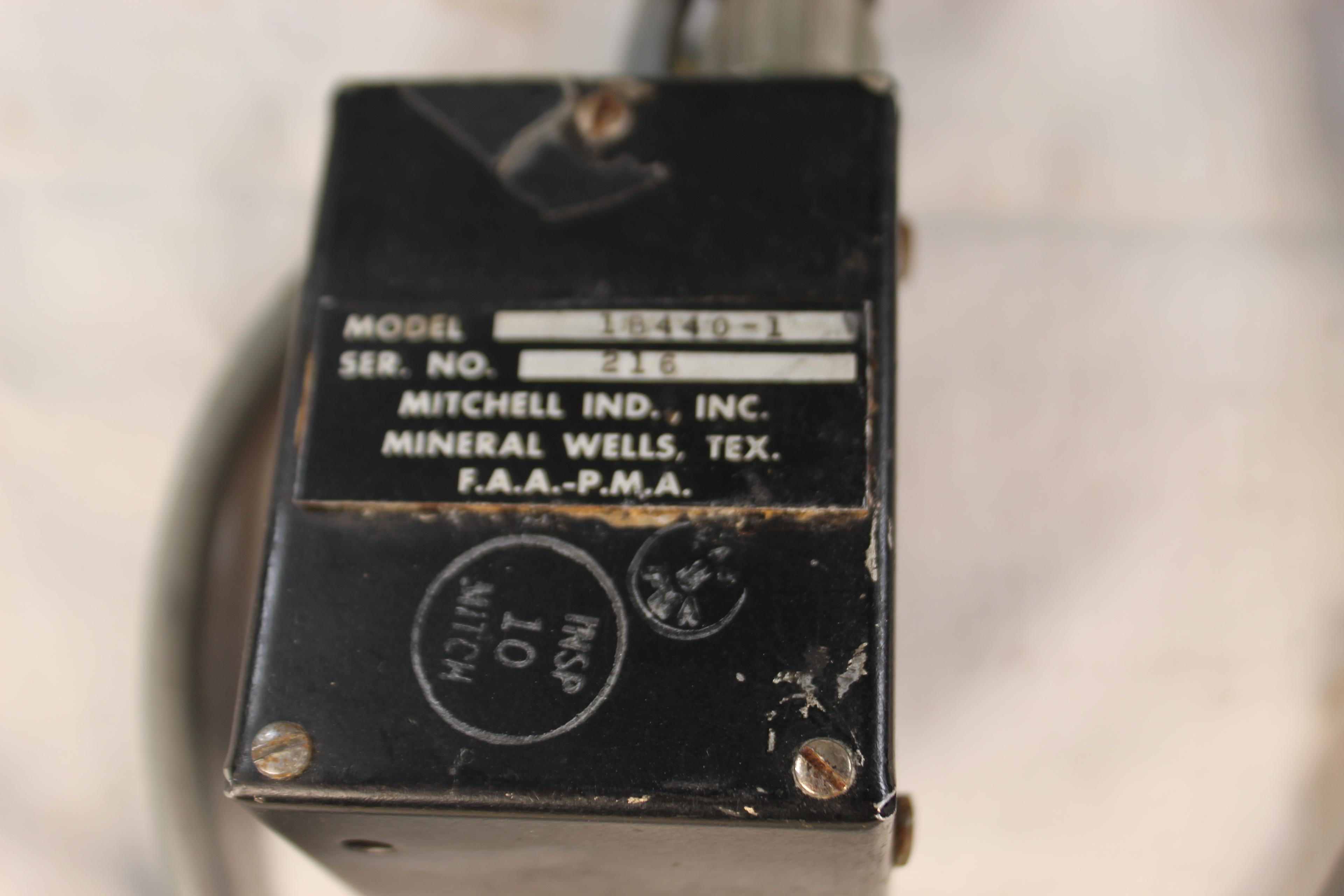 MITCHELL IND. INC. RELAY BOX M/N 1B440-1