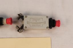 LOT OF 2 KLIXON TEXAS INSTRUMENTS PUSH PULL SWITCH P/N 7274-36-7.1/2 MFD-0584A