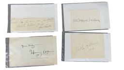 Vintage Signature Autograph Collection Lot
