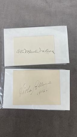 Vintage Signature Autograph Collection Lot