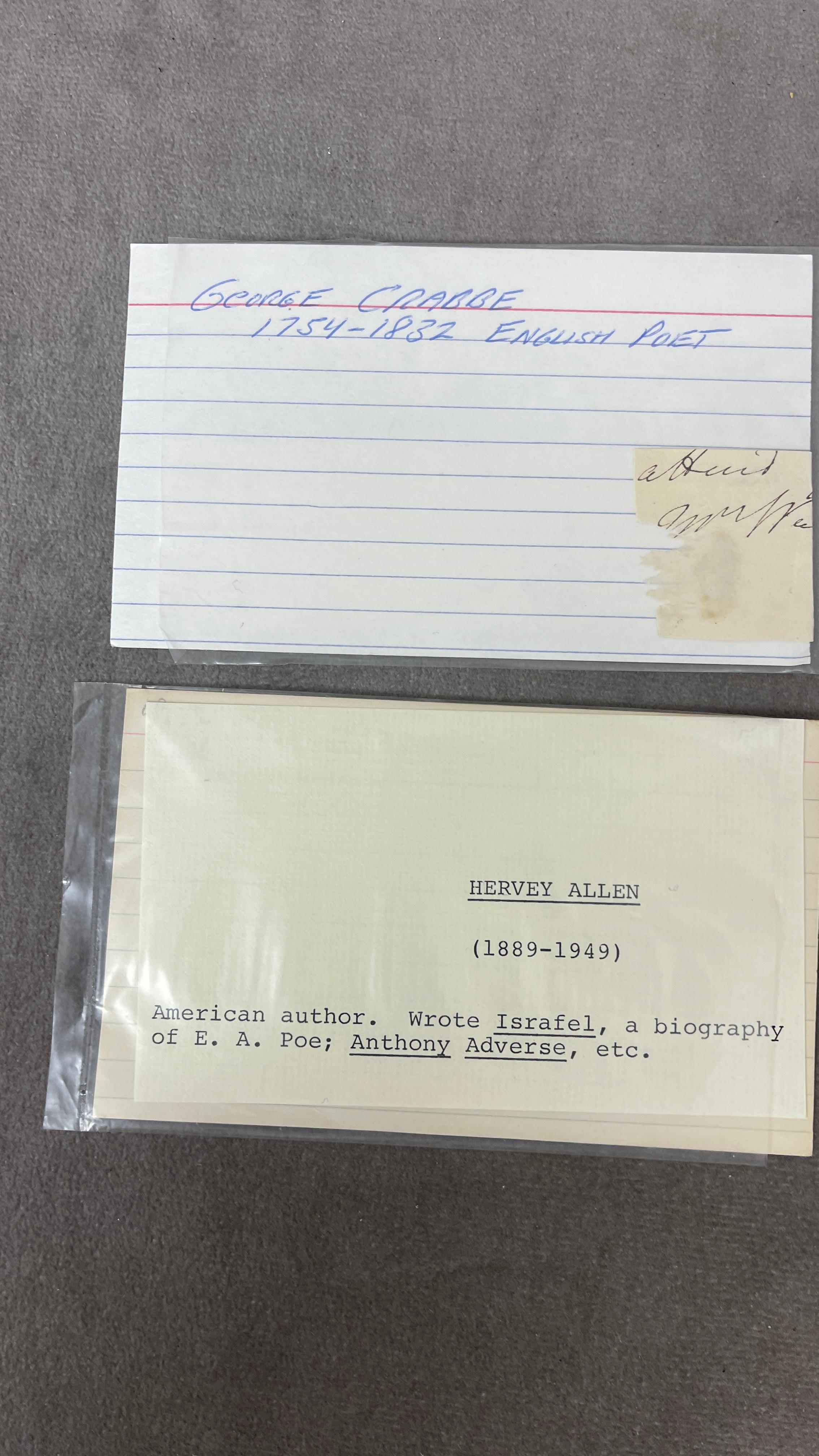 Vintage Signature Autograph Collection Lot