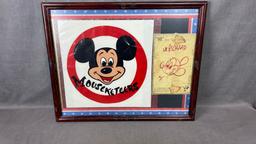 Disney Roy Williams Mickey Mouse and Mouseketeers Sketch Disneyland Souvenir
