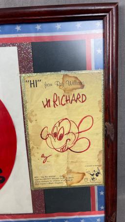 Disney Roy Williams Mickey Mouse and Mouseketeers Sketch Disneyland Souvenir