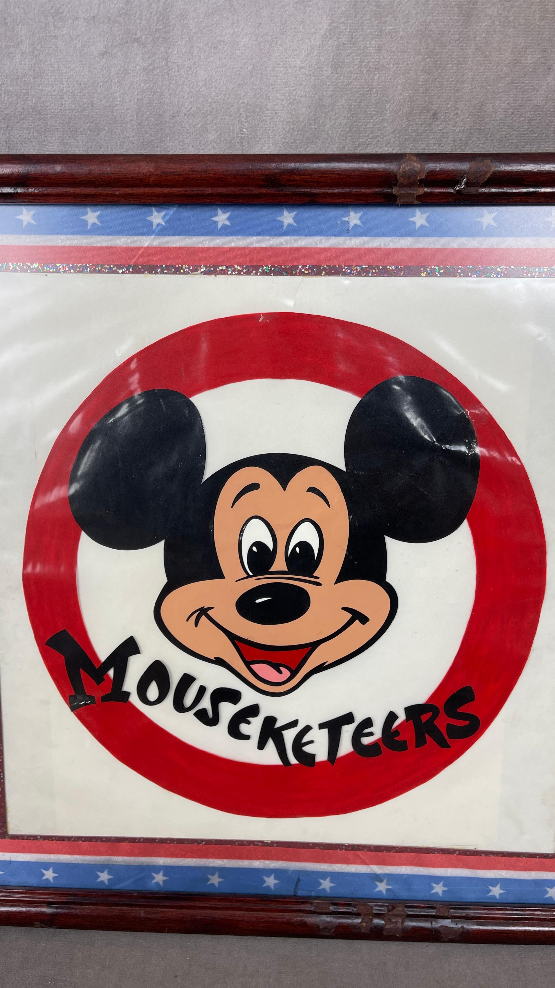 Disney Roy Williams Mickey Mouse and Mouseketeers Sketch Disneyland Souvenir