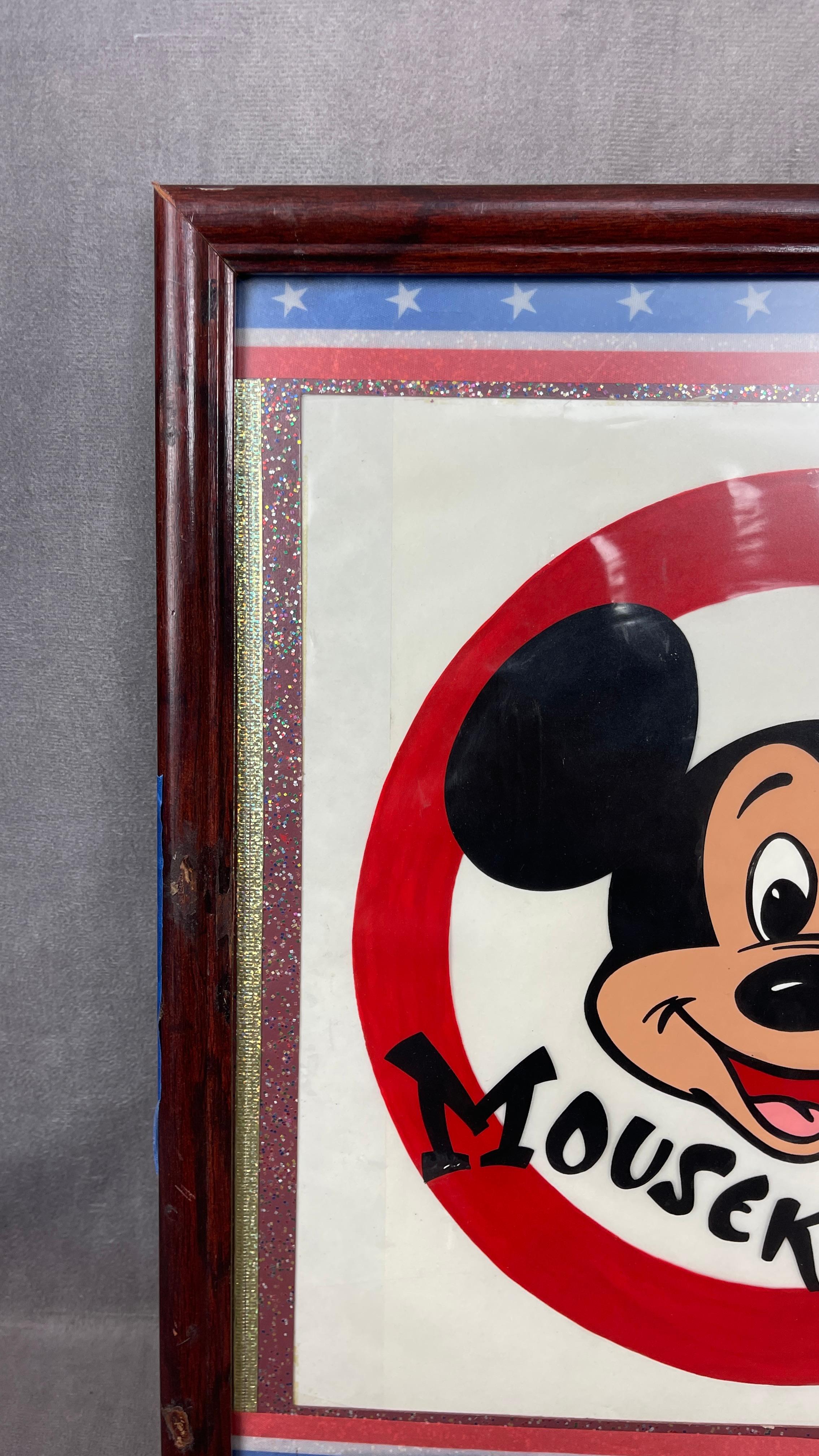 Disney Roy Williams Mickey Mouse and Mouseketeers Sketch Disneyland Souvenir