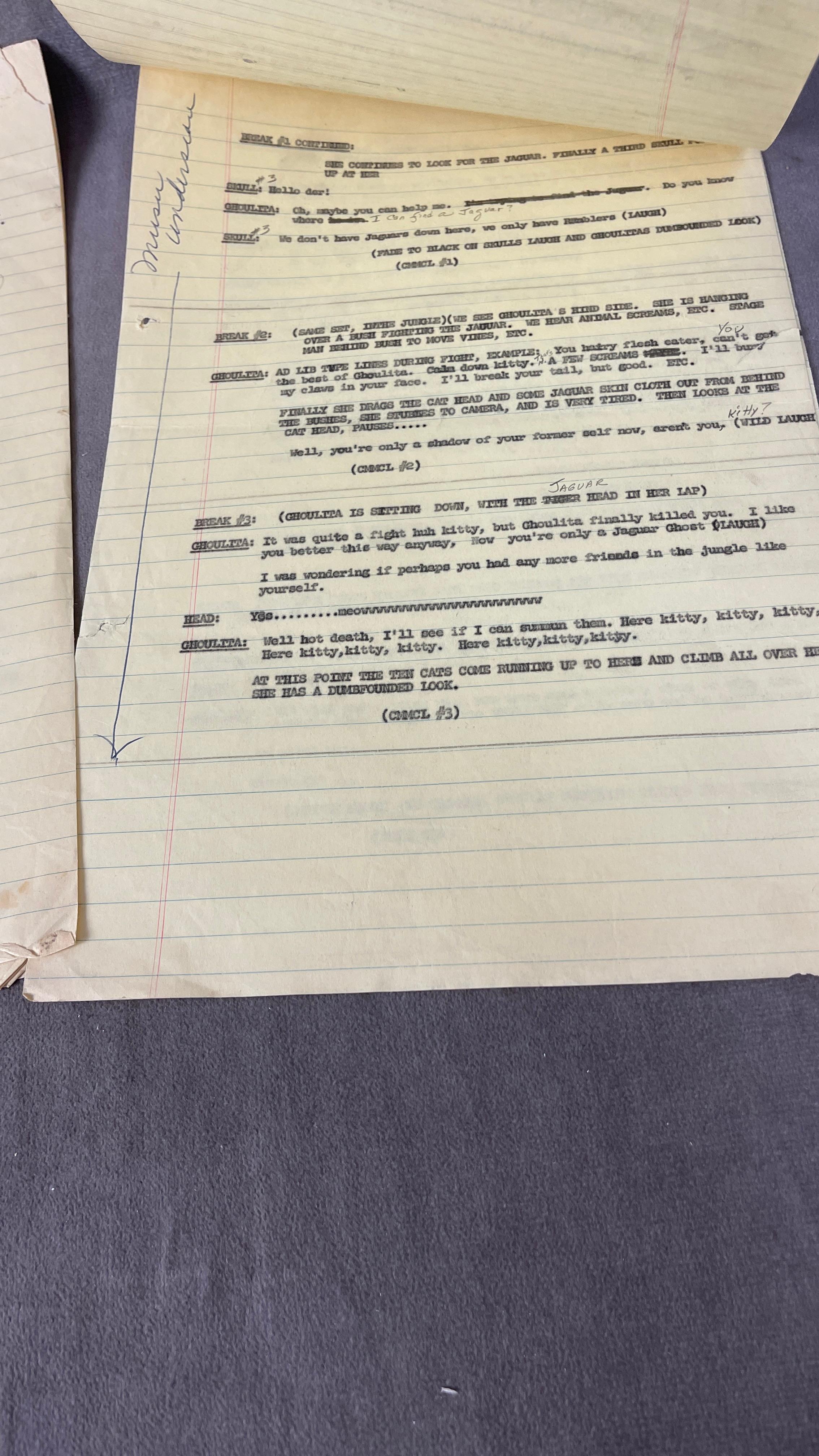 Vintage Jeerpers' Creepers Script Collection Lot