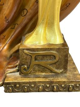 ERTE Romain De Tirtoff "Alphabet Lady" Bronze Sculpture Statue 13/375