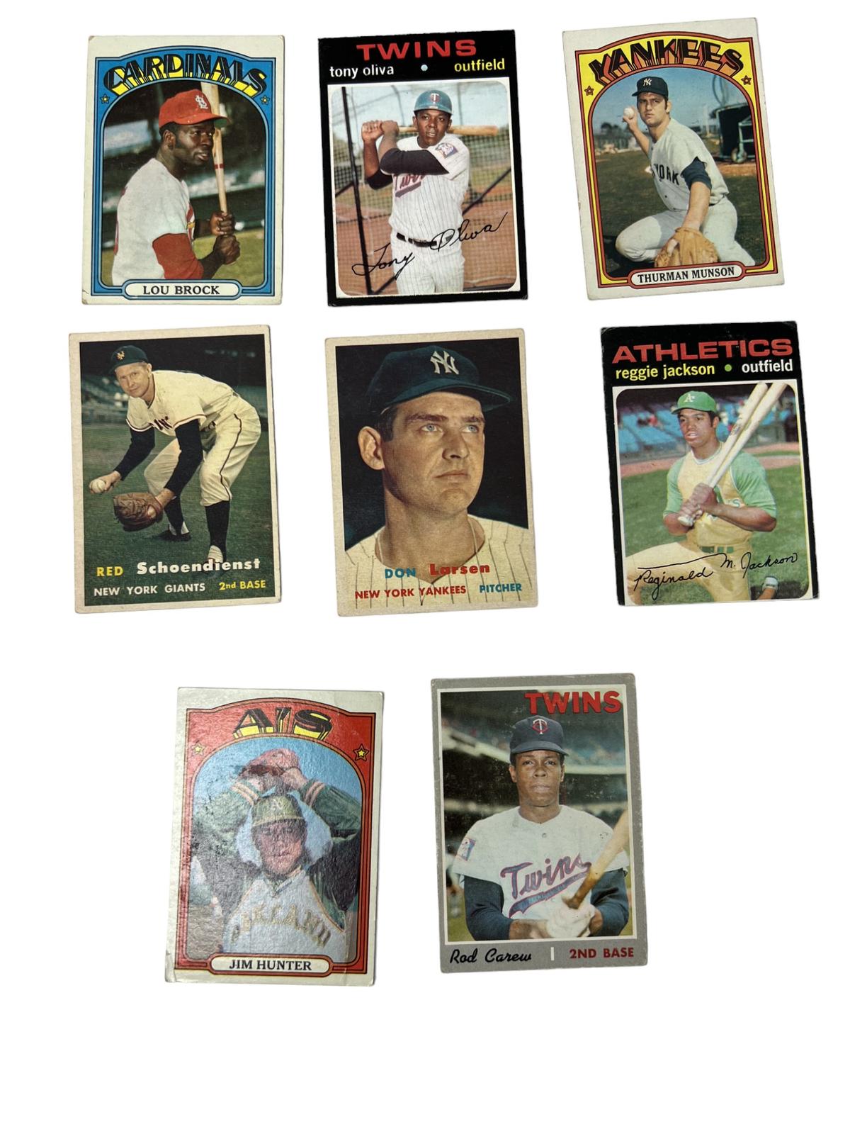 VINTAGE BASEBALL CARD COLLECTION LOT RARE MLB