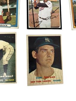 VINTAGE BASEBALL CARD COLLECTION LOT RARE MLB