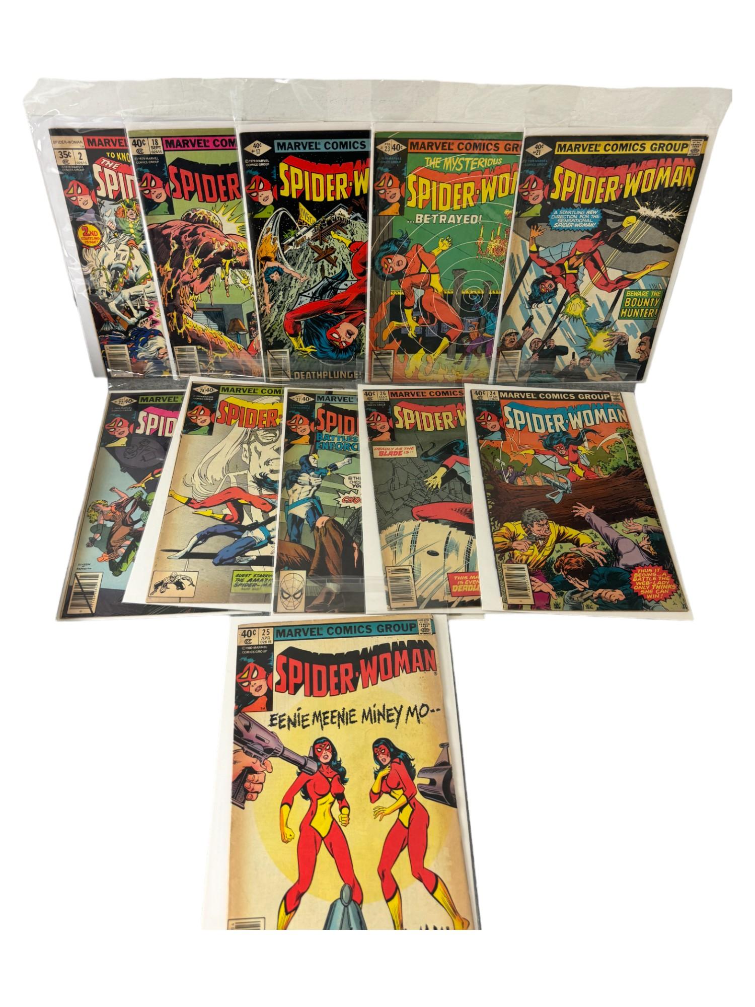 COMIC BOOK SPIDER-WOMAN COLLECTION LOT