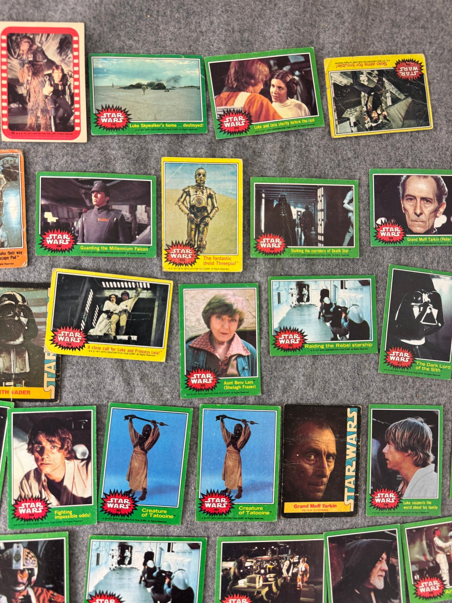 Star Wars 1977 TOPPS Trading Cards Collection Cards