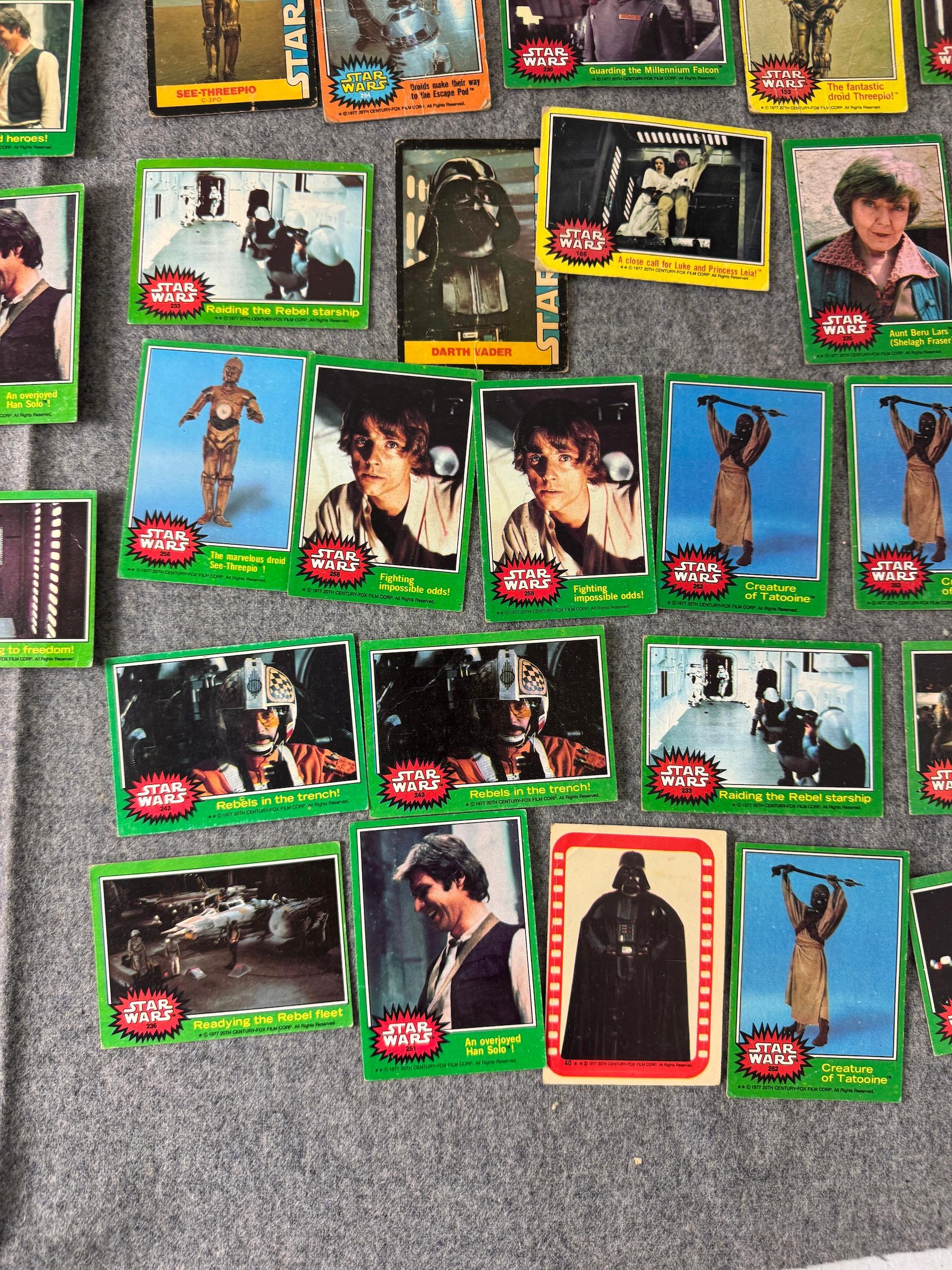 Star Wars 1977 TOPPS Trading Cards Collection Cards