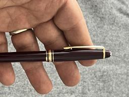 MONTBLANC MEISTERSTUCK  BALLPOINT PEN BURGUNDY