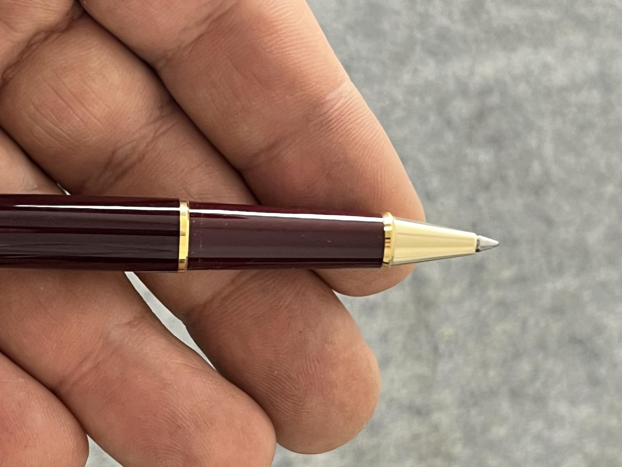 MONTBLANC MEISTERSTUCK  BALLPOINT PEN BURGUNDY