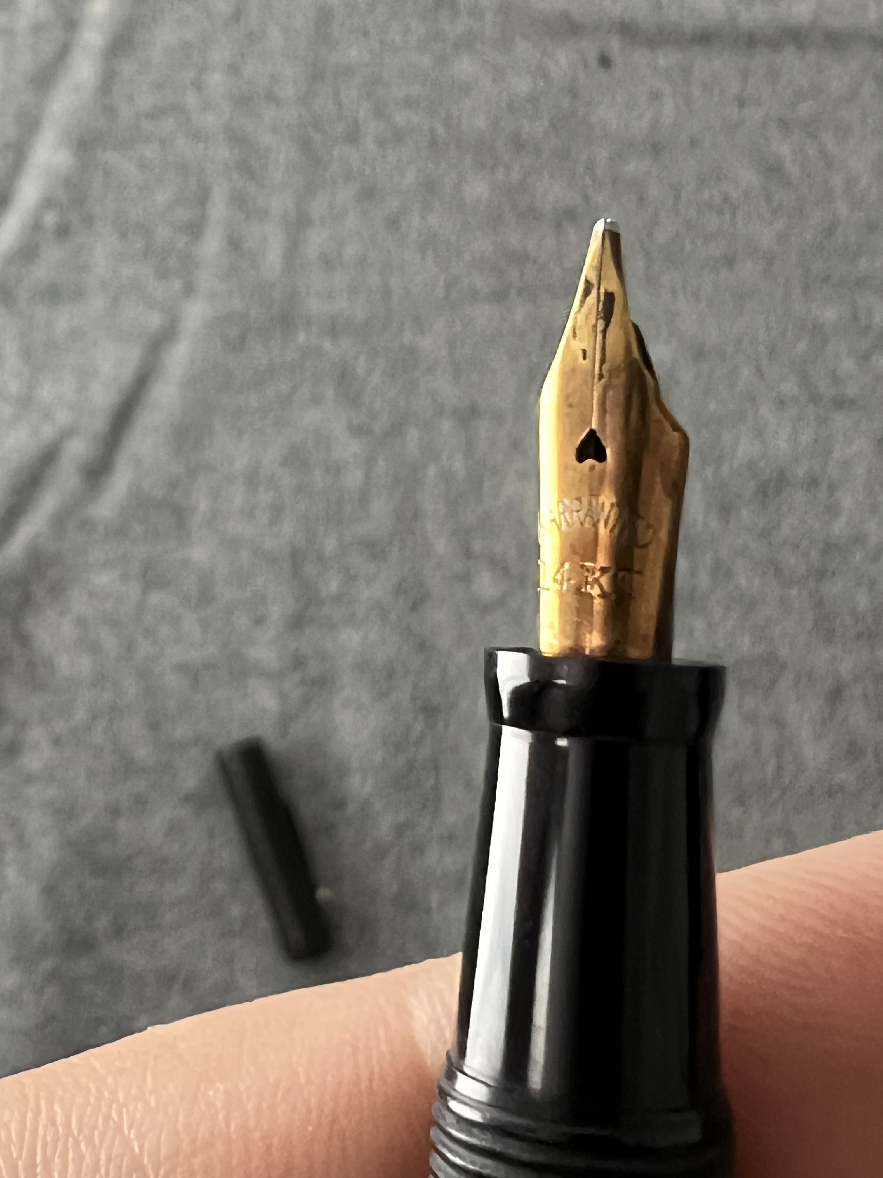 VINTAGE S&B 14K GOLD NIB FOUNTAIN PEN