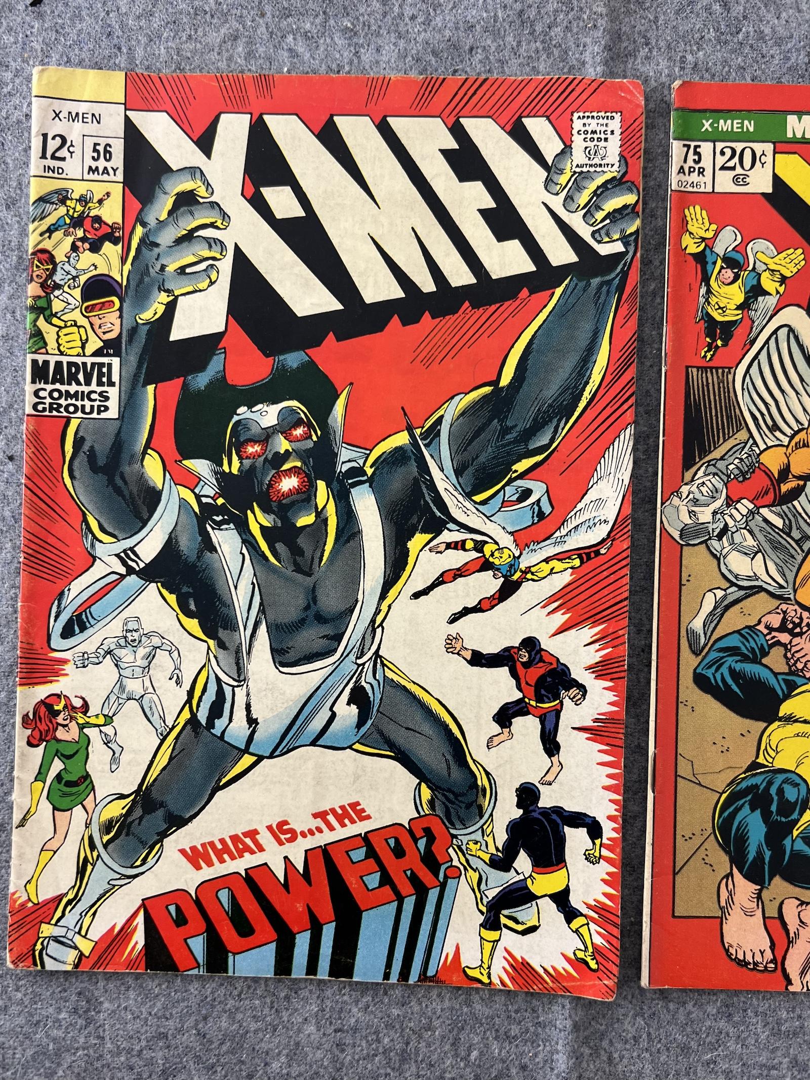 VINTAGE COMIC BOOK COLLECTION LOT X-Men 75 56