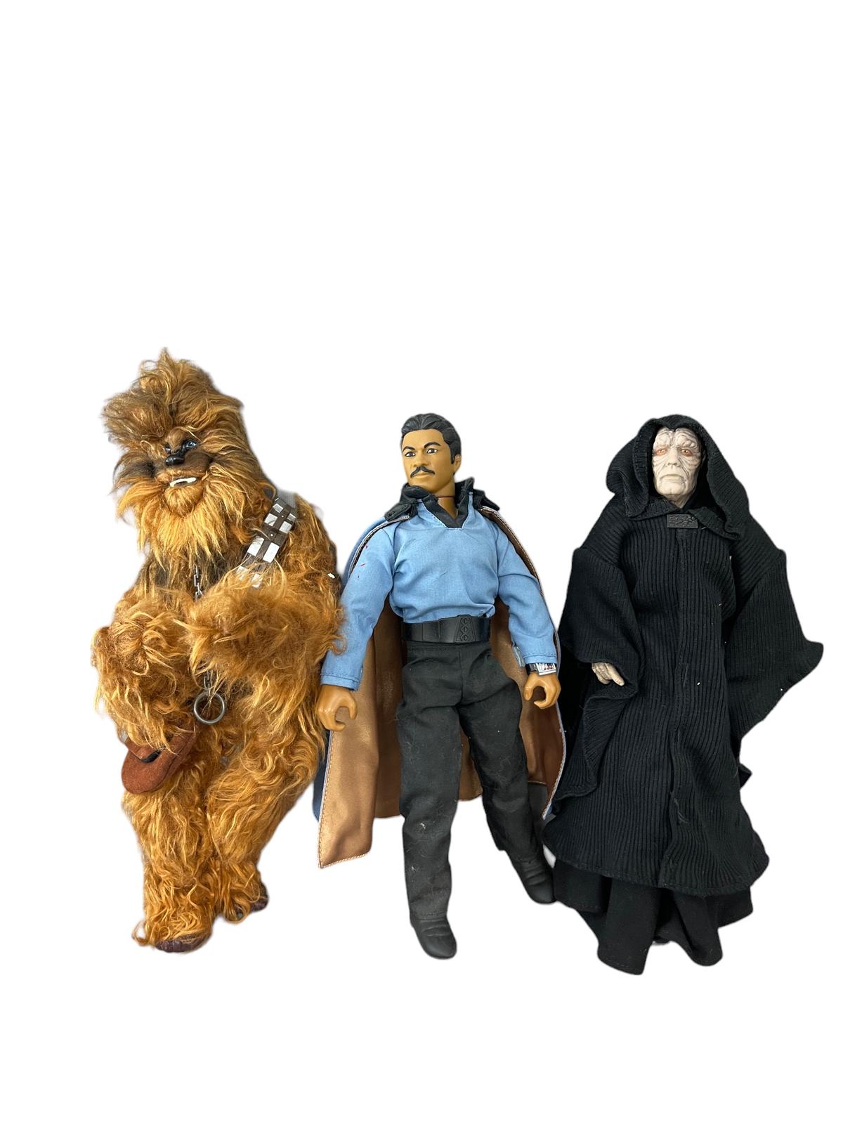 Star Wars Lando Calrissian Chewbacca Palpatine Action Figure Collection Lot