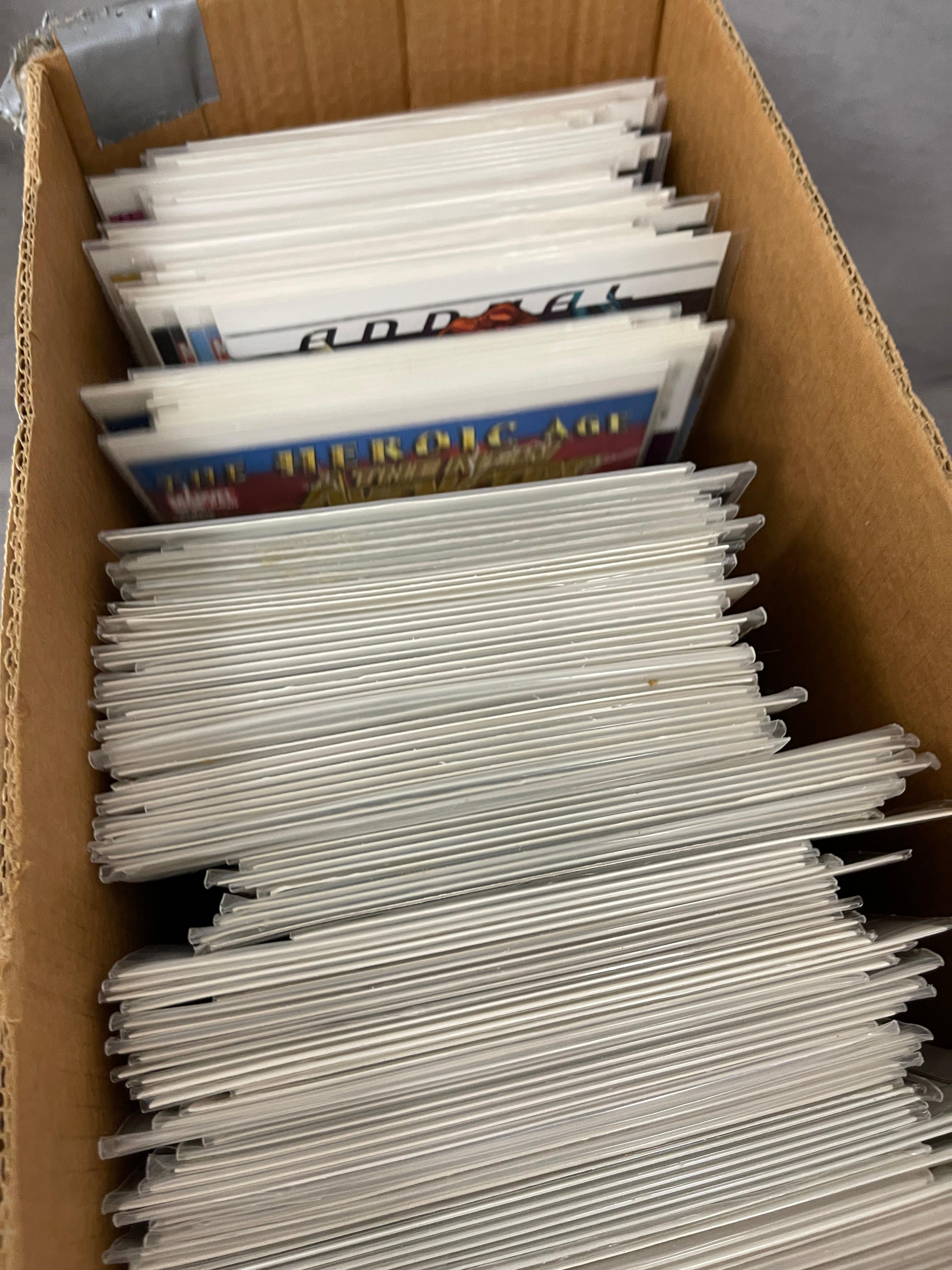 Comic Book Short Box 120+ Comics Collection Lot Unchecked