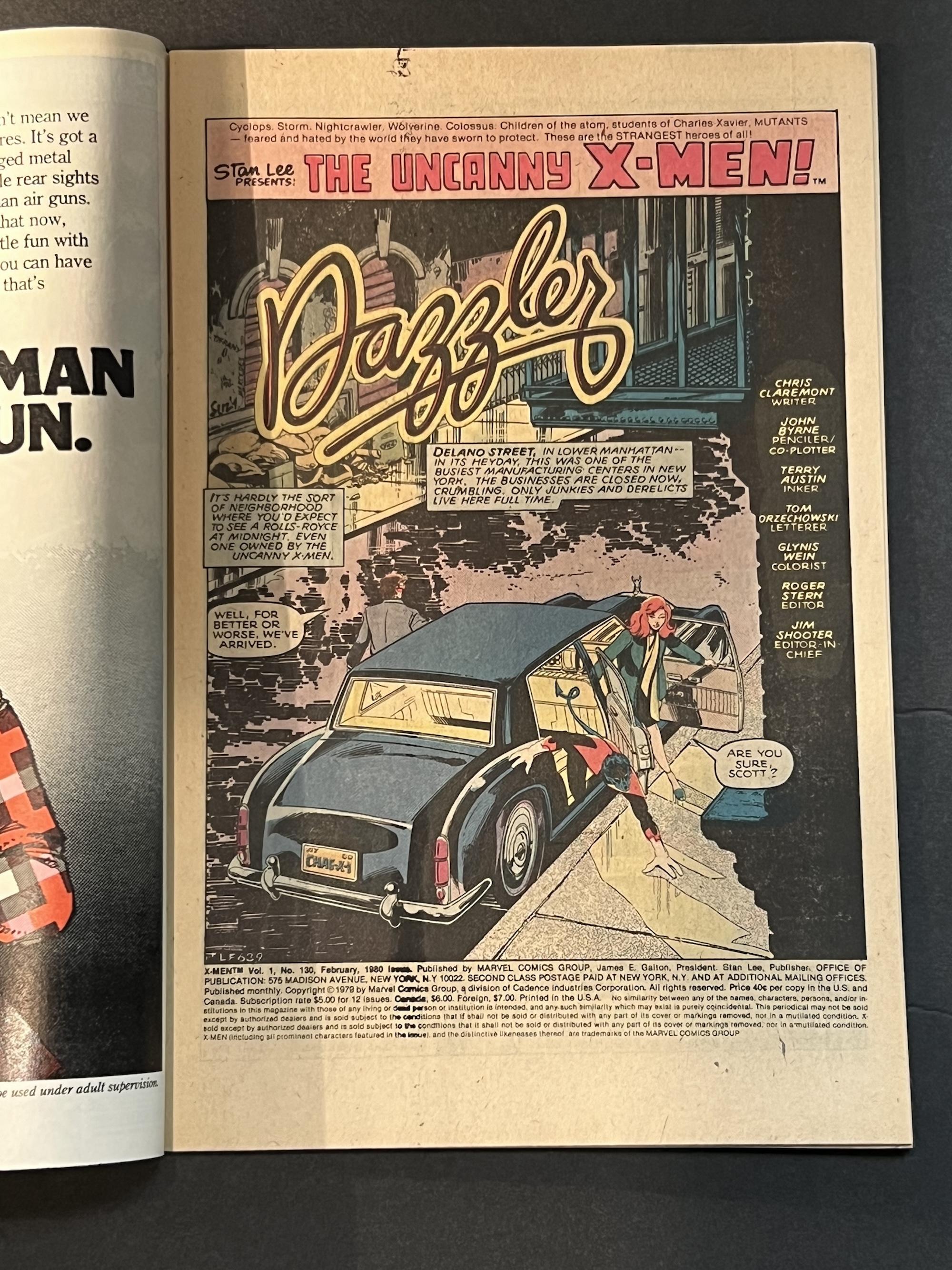 Uncanny X-Men #130 Marvel 1st Dazzler App. 1980 Comic Book