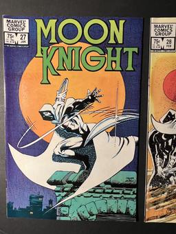 Moon Knight #27 & #28 Marvel Comic Book