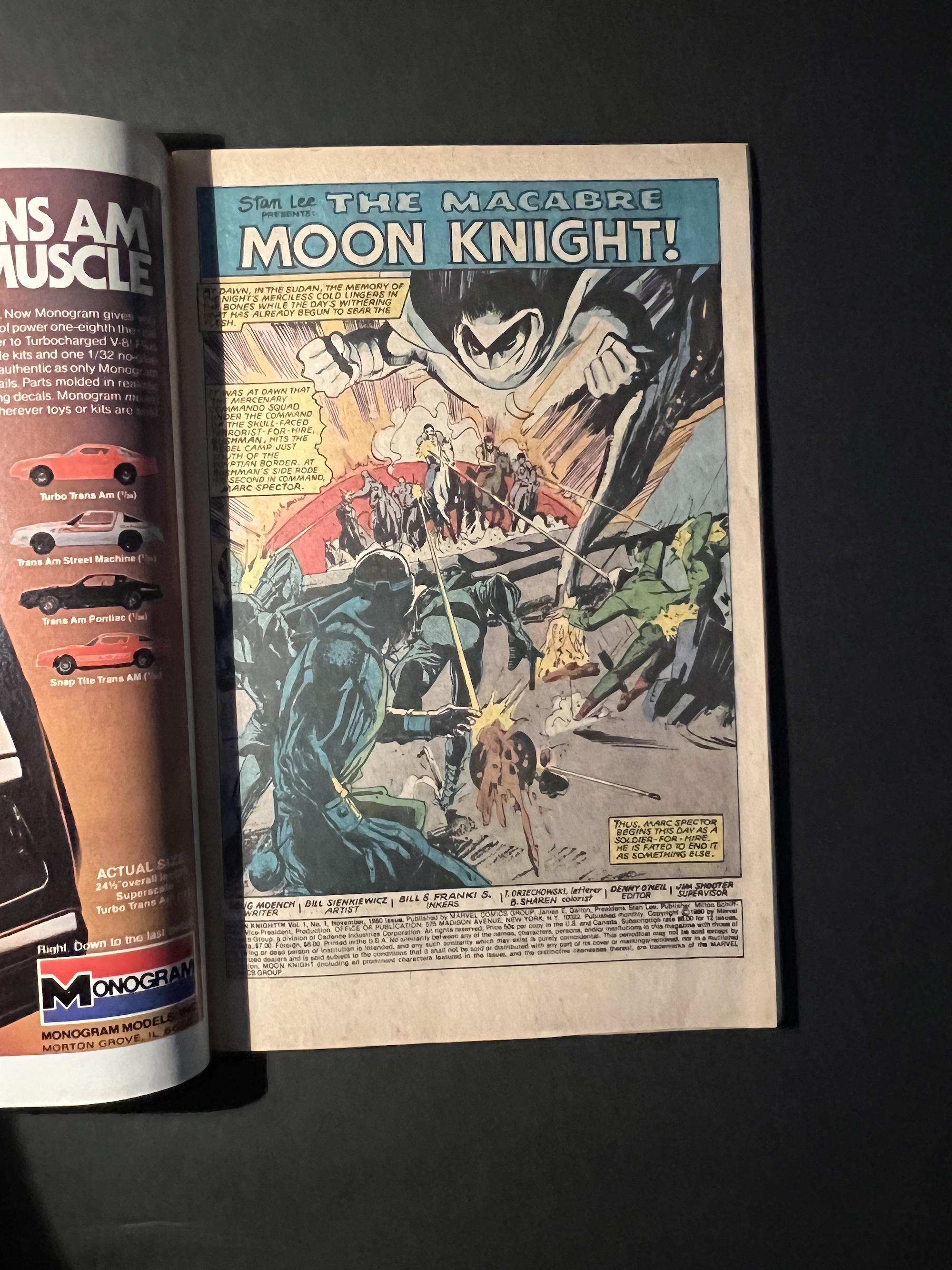 Moon Knight #1 Marvel 1980 Comic Book