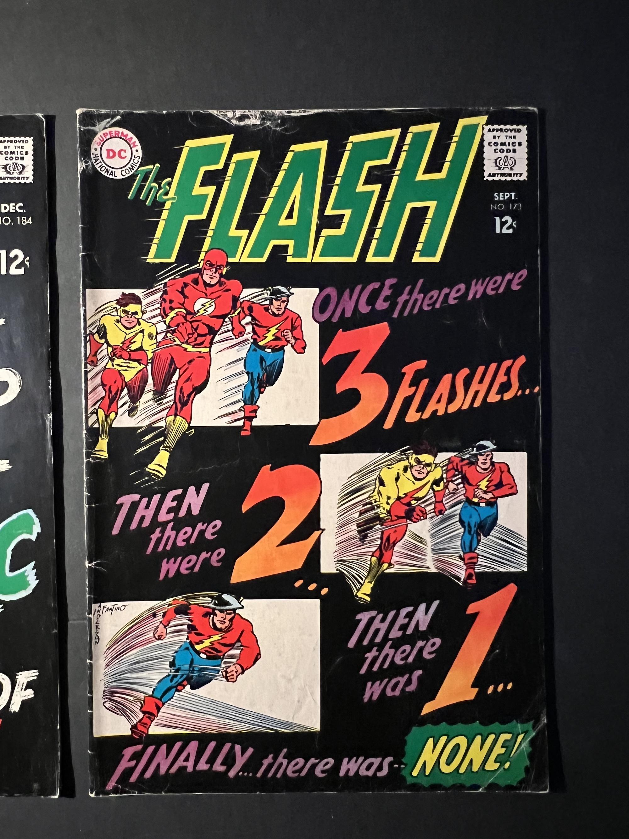 The Flash #173 & #184 DC Comic Books