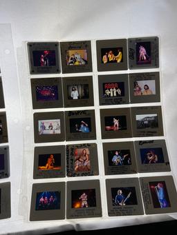 Original Richard Creamer Photo Slides of Bowie, KISS, Fleetwood, Police & More