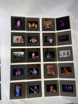 Original Richard Creamer Photo Slides of Bowie, KISS, Fleetwood, Police & More