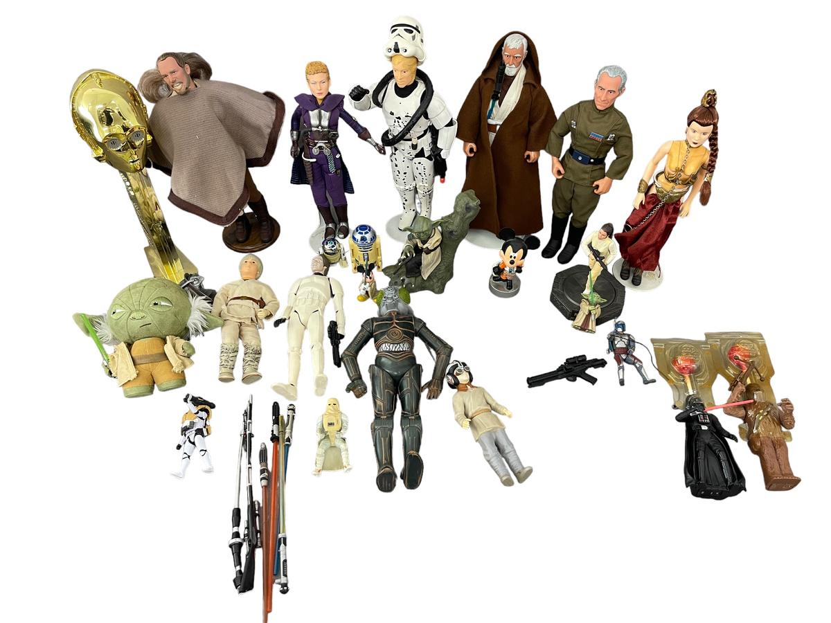 Huge Star Wars Action Figure Collection Lot