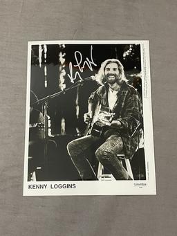 Kenny Loggins Photo Taken and Signed by RIchard Creamer Stamp in the Back