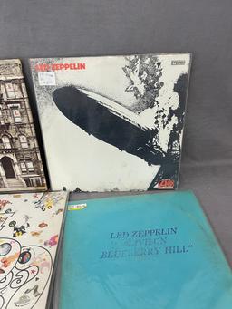 Vintage RARE Led Zeppelin First Pressing Vinyl Record Collection Lot