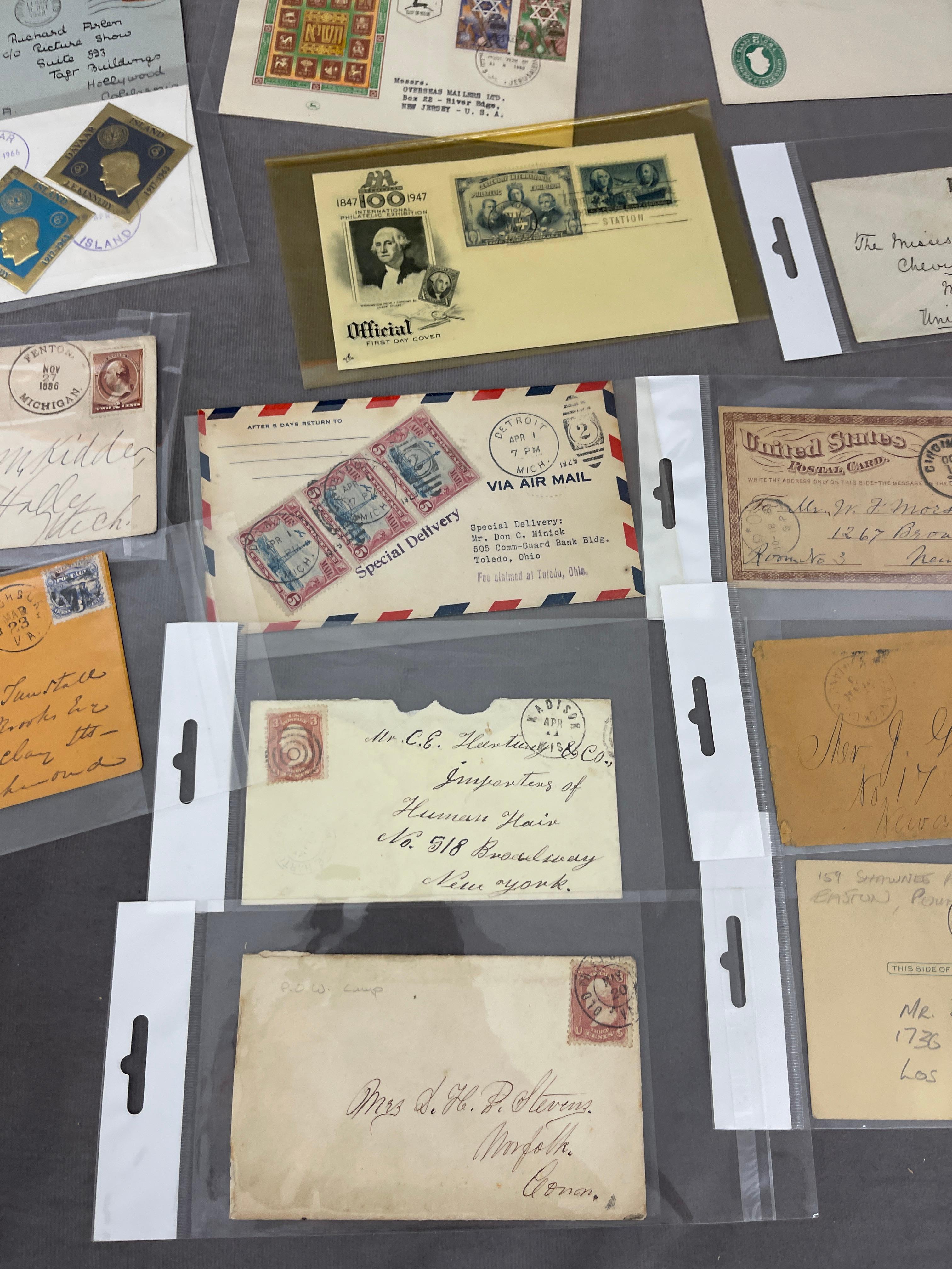 Stamp Cover Antique Postage Rare Collection Lot of 20