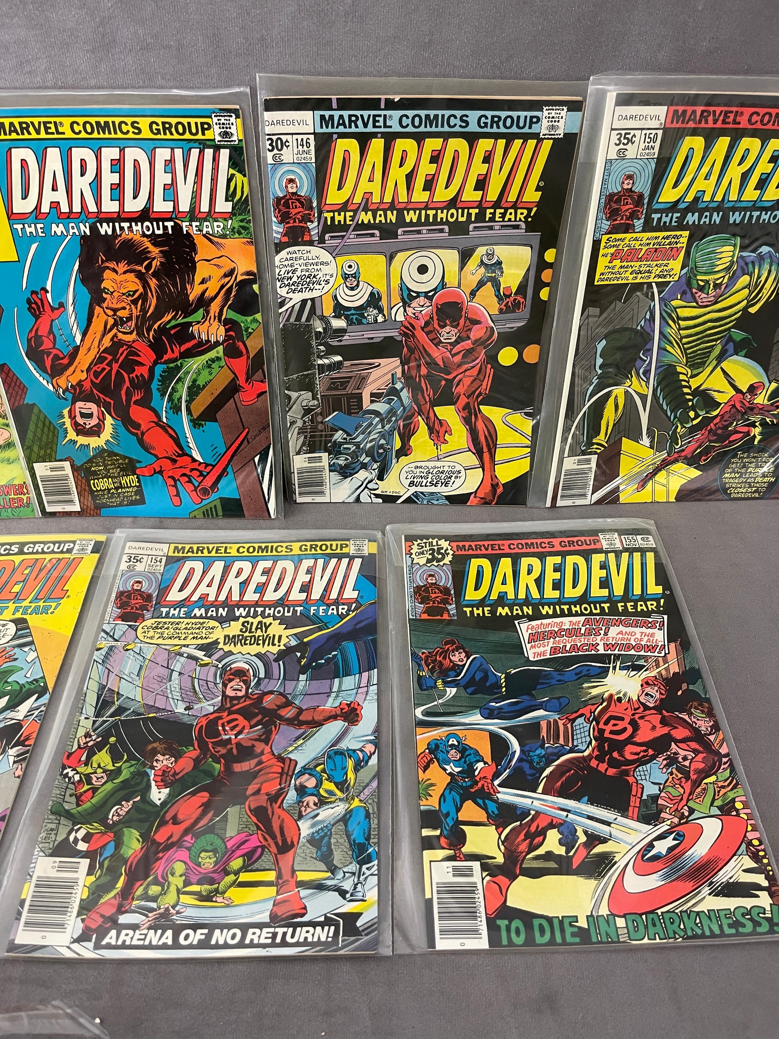 Daredevil Marvel Comic Book Collection Lot of 10 Including #4 & #165