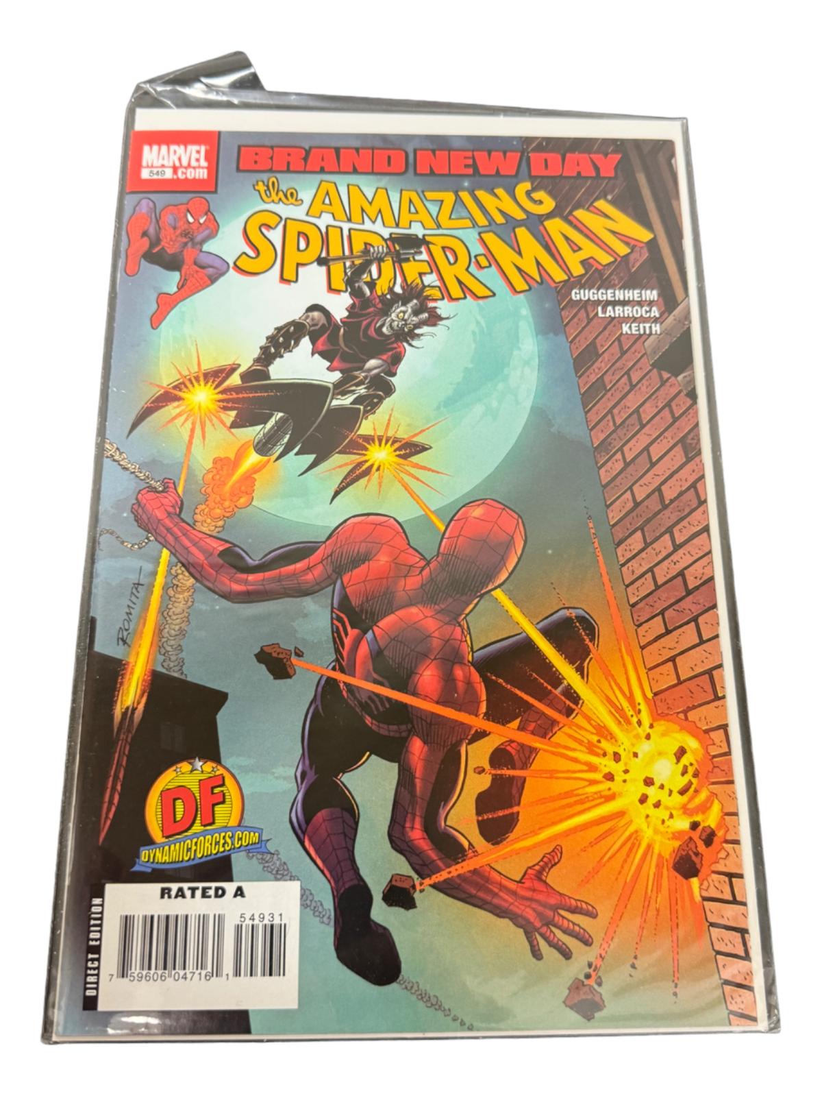 Amazing Spider-Man #549 Dynamic Force Variant with DF COA