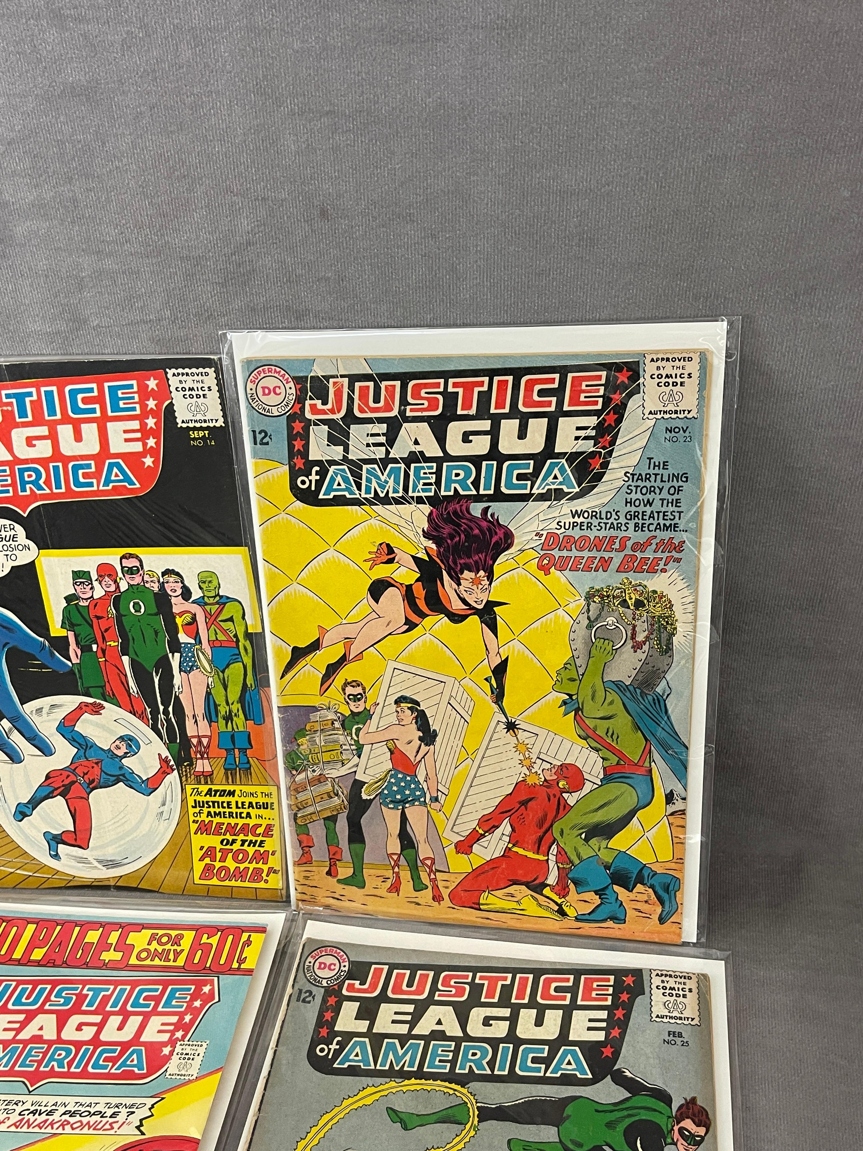 Justice League of America #14, #23, #25, #114, #193 DC Comic Book Collection Lot