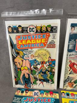 Justice League of America #87, #122, #126, #127, #128 DC Comic Book Collection Lot