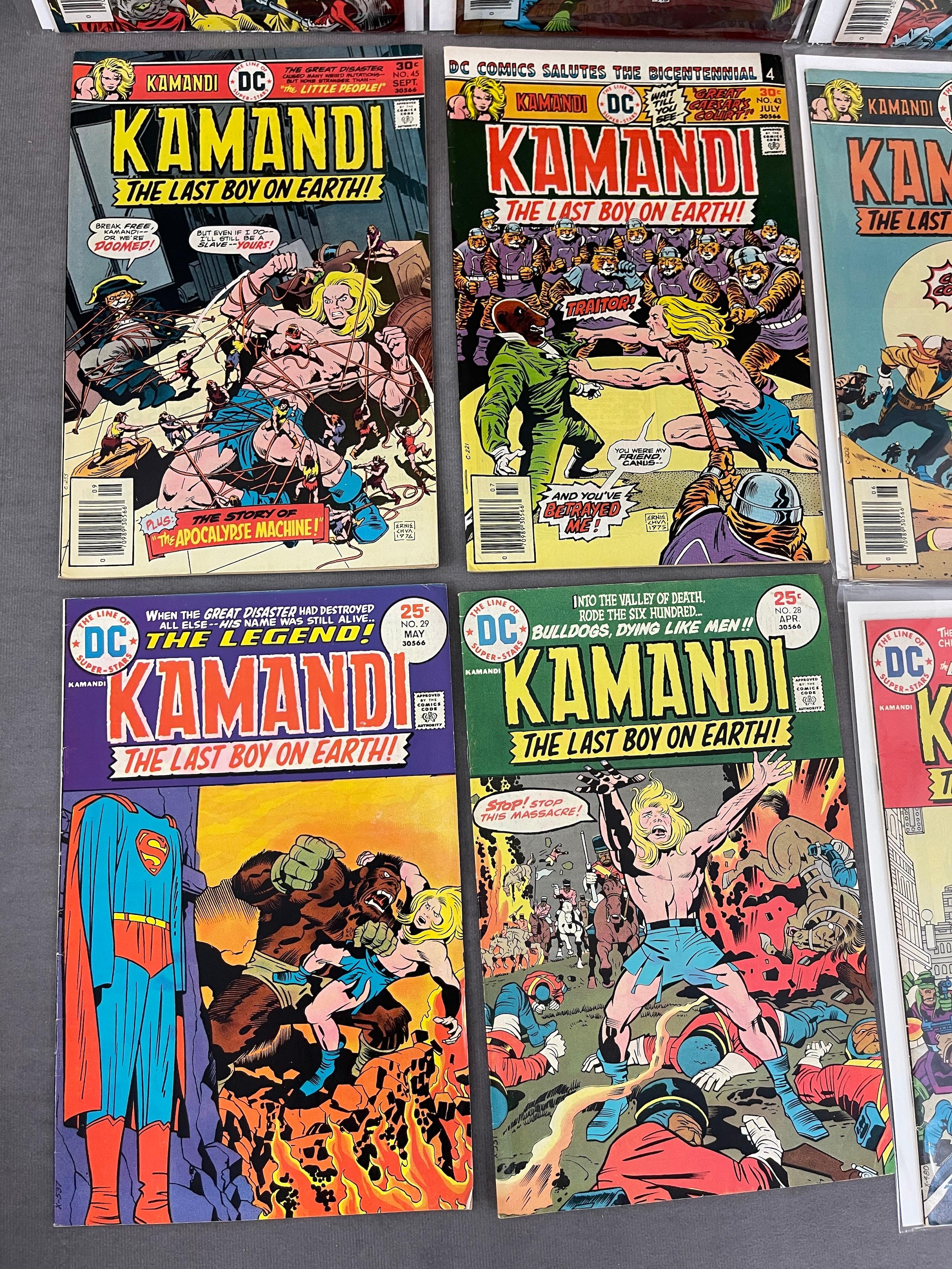 Kamandi #19, #28, #29, #41, #42, #43, #44, #45, #47 DC Comic Book Collection Lot