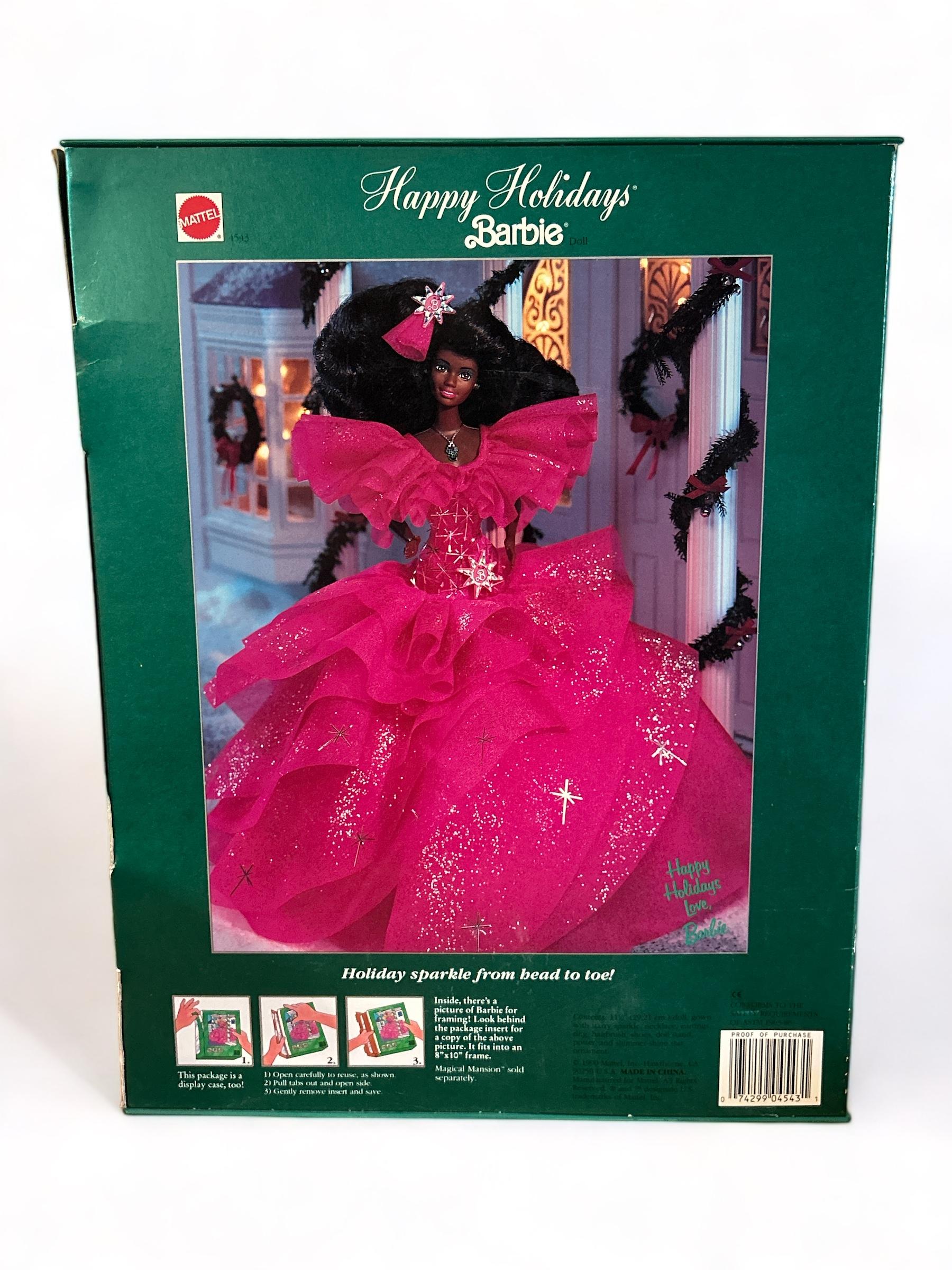1990 Happy Holidays Special Edition African American Barbie