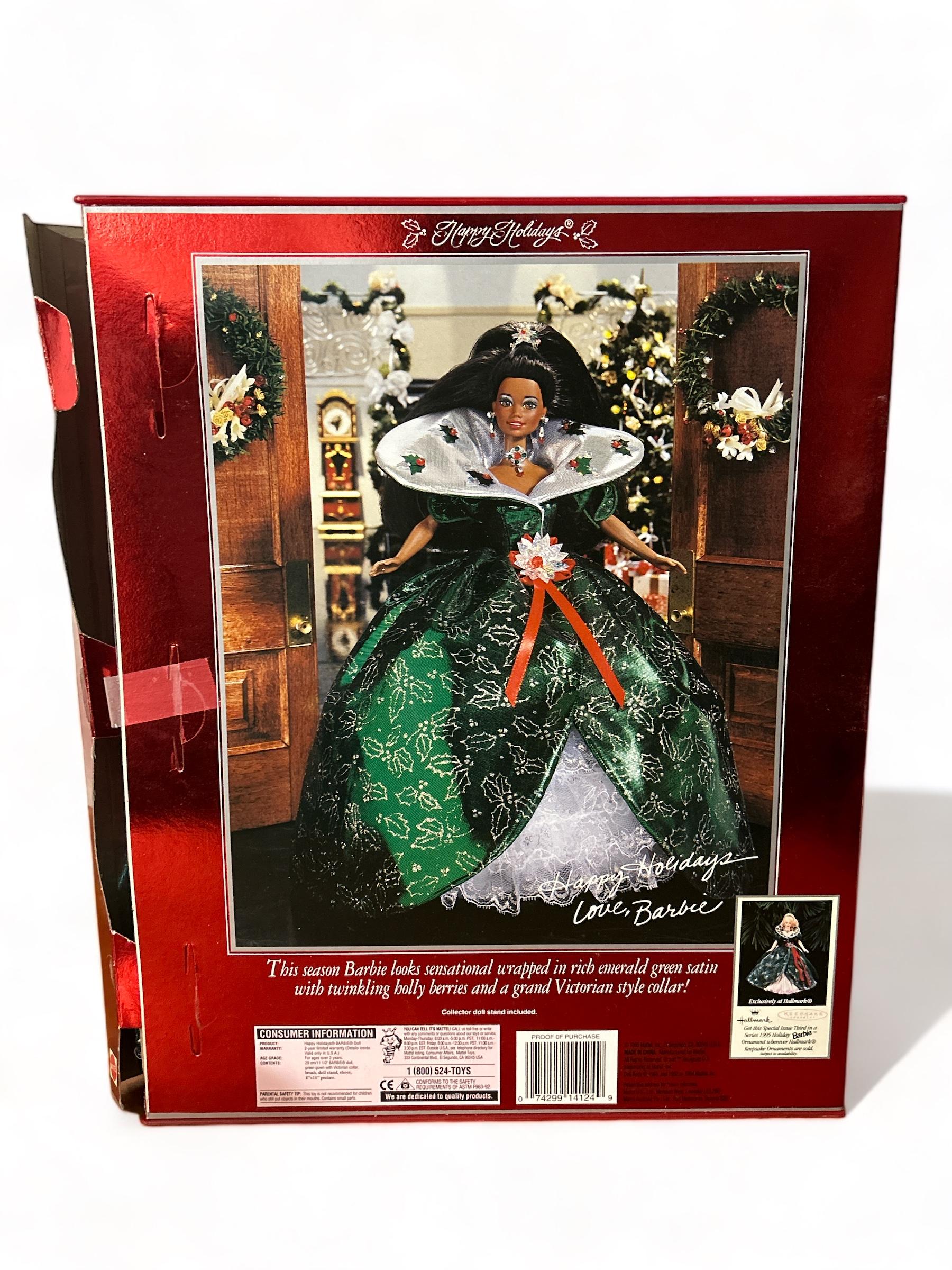 1995 Happy Holidays Special Edition African American Barbie